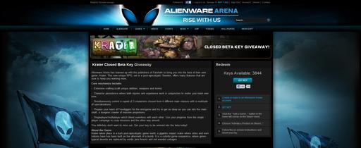 Цифровая дистрибуция - Krater Closed Beta Key от AlienwareArena